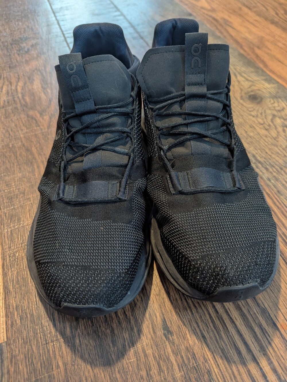On Cloudnova Mens 13 Triple Black Running Sneakers Shoes - Picture 2 of 8
